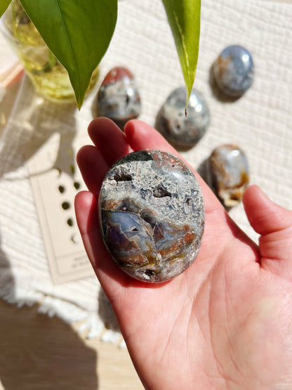 Violet Agat Palmstones