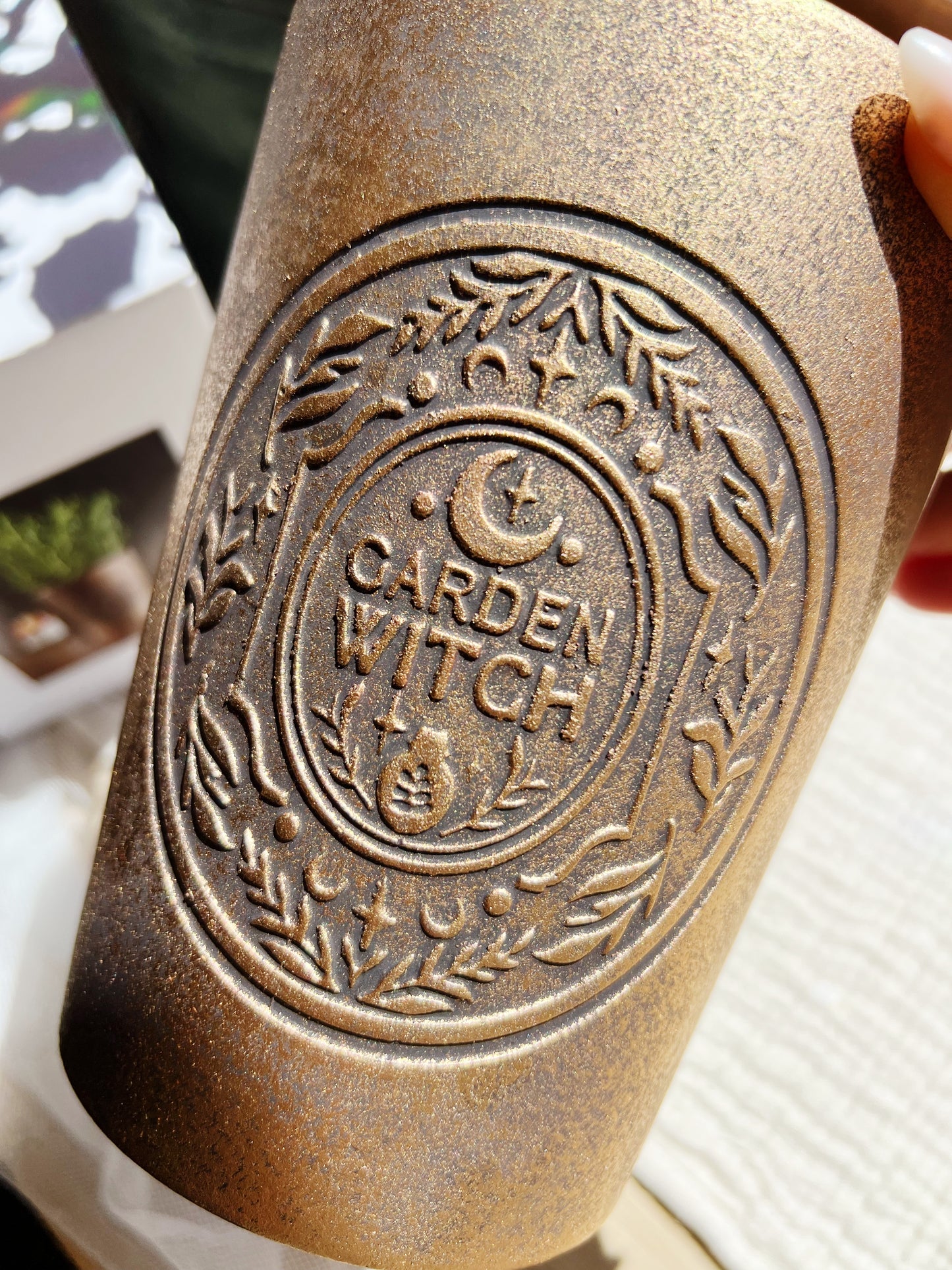 Garden Witch Terrakottapotte i Bronse