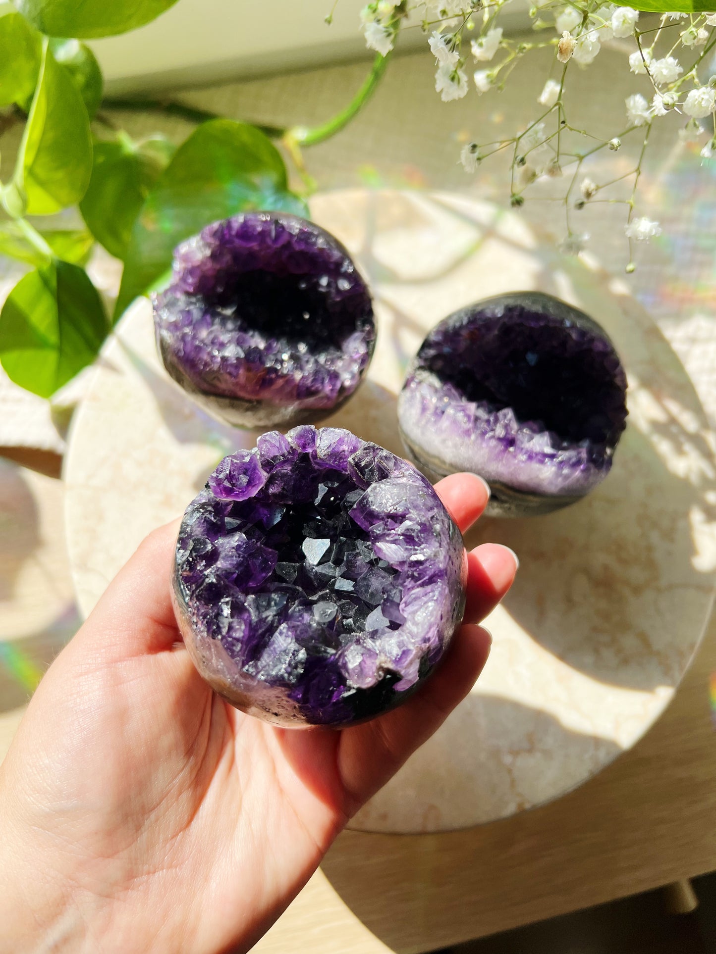 Druzy Ametyst Krystallkule