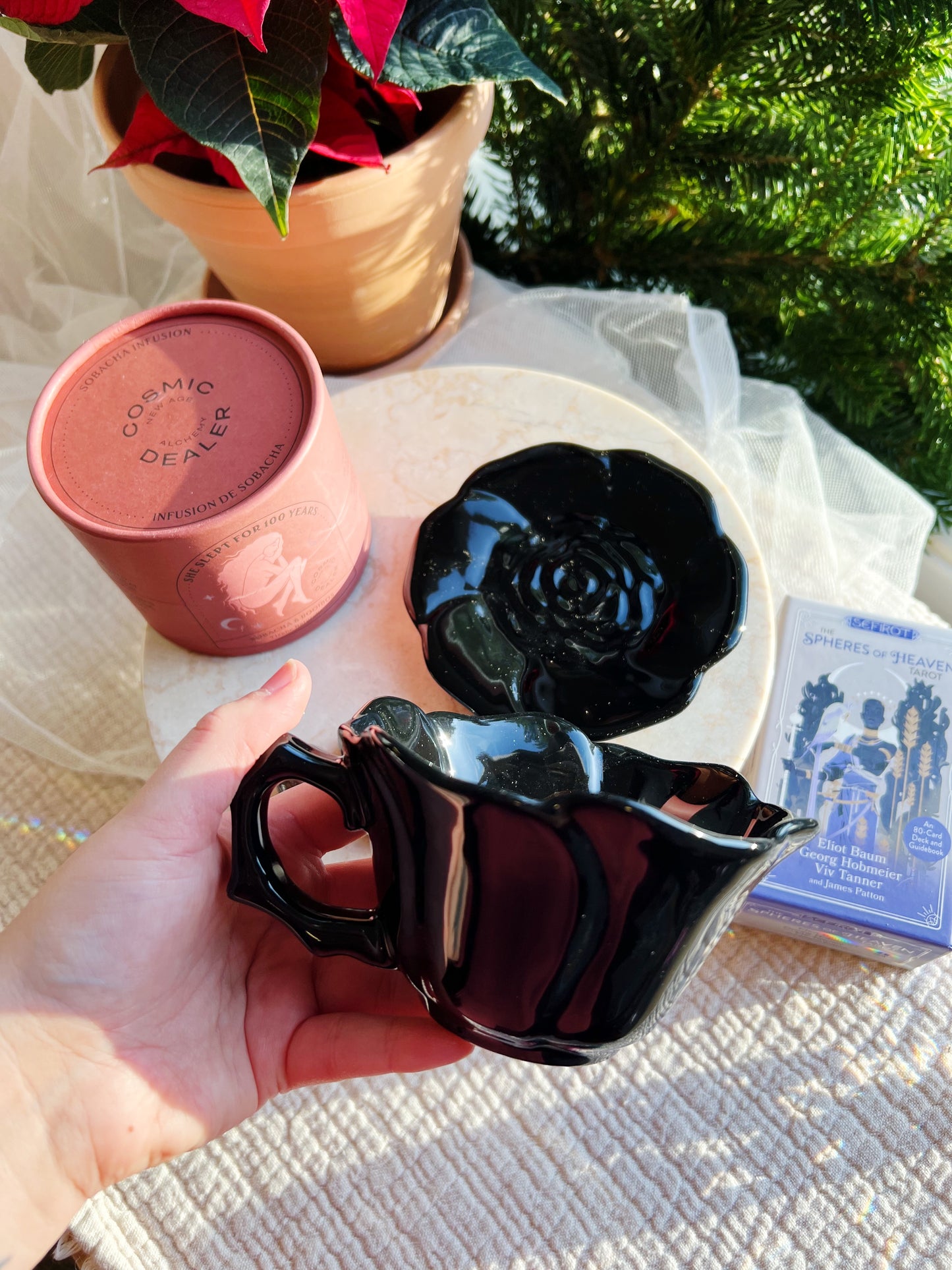 Black Rose Tekopp med skål