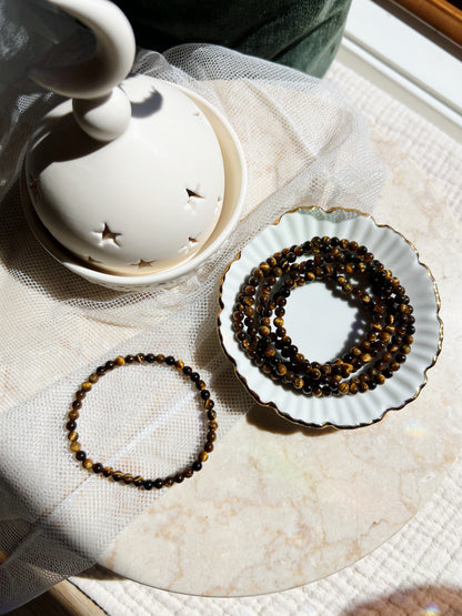 Tigerøye Armbånd 4mm