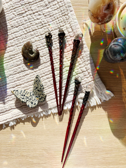 Bergkrystall Hårnål - Liten