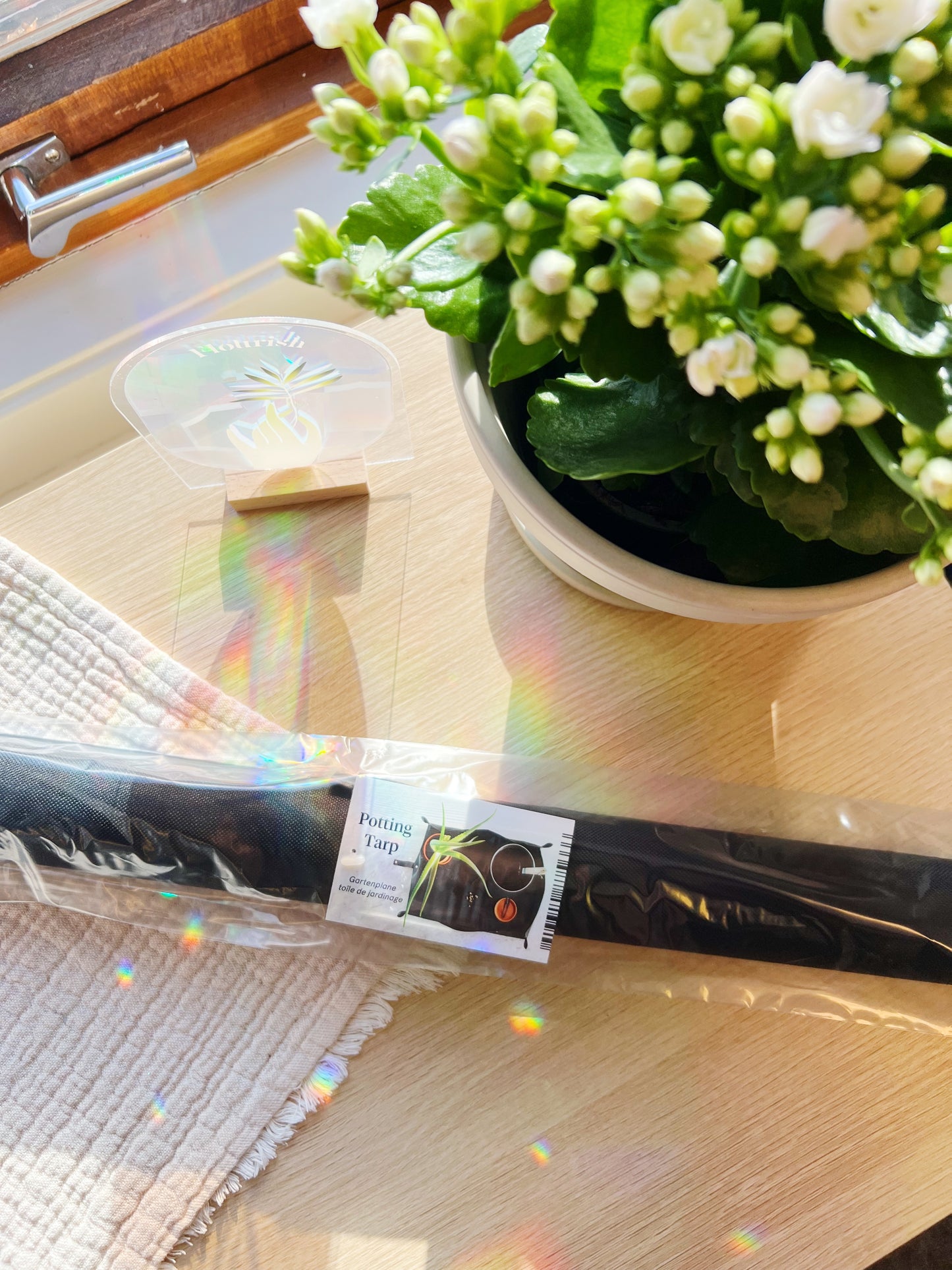 Planteduk for Hagearbeid - Vegansk Svart Bånd