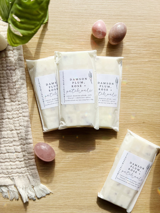 Damson Plum, Rose & Patchouli Snap Bar Wax Melt