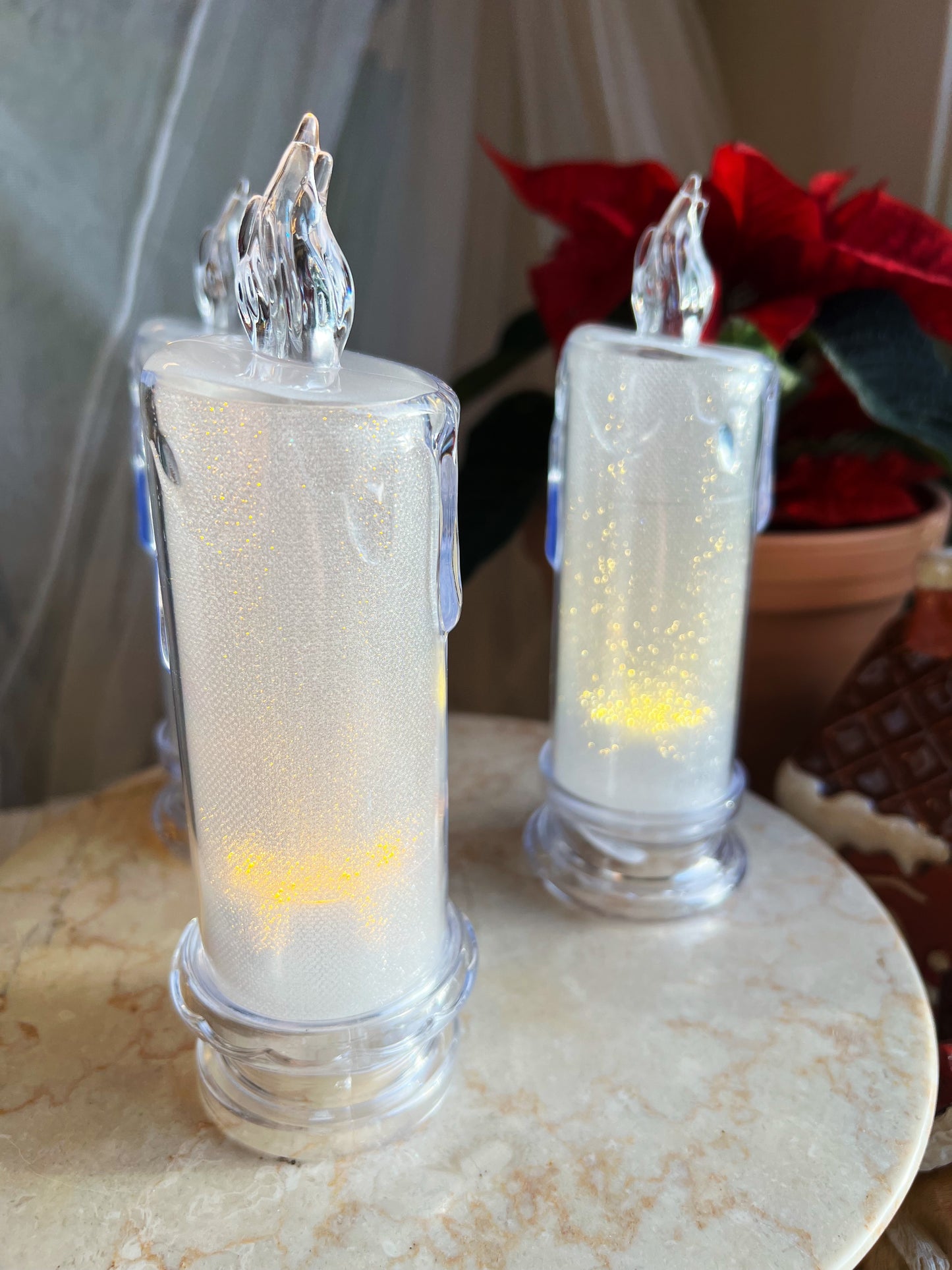 Cozy Glow LED Tradisjonelt Stearinlys – Stor