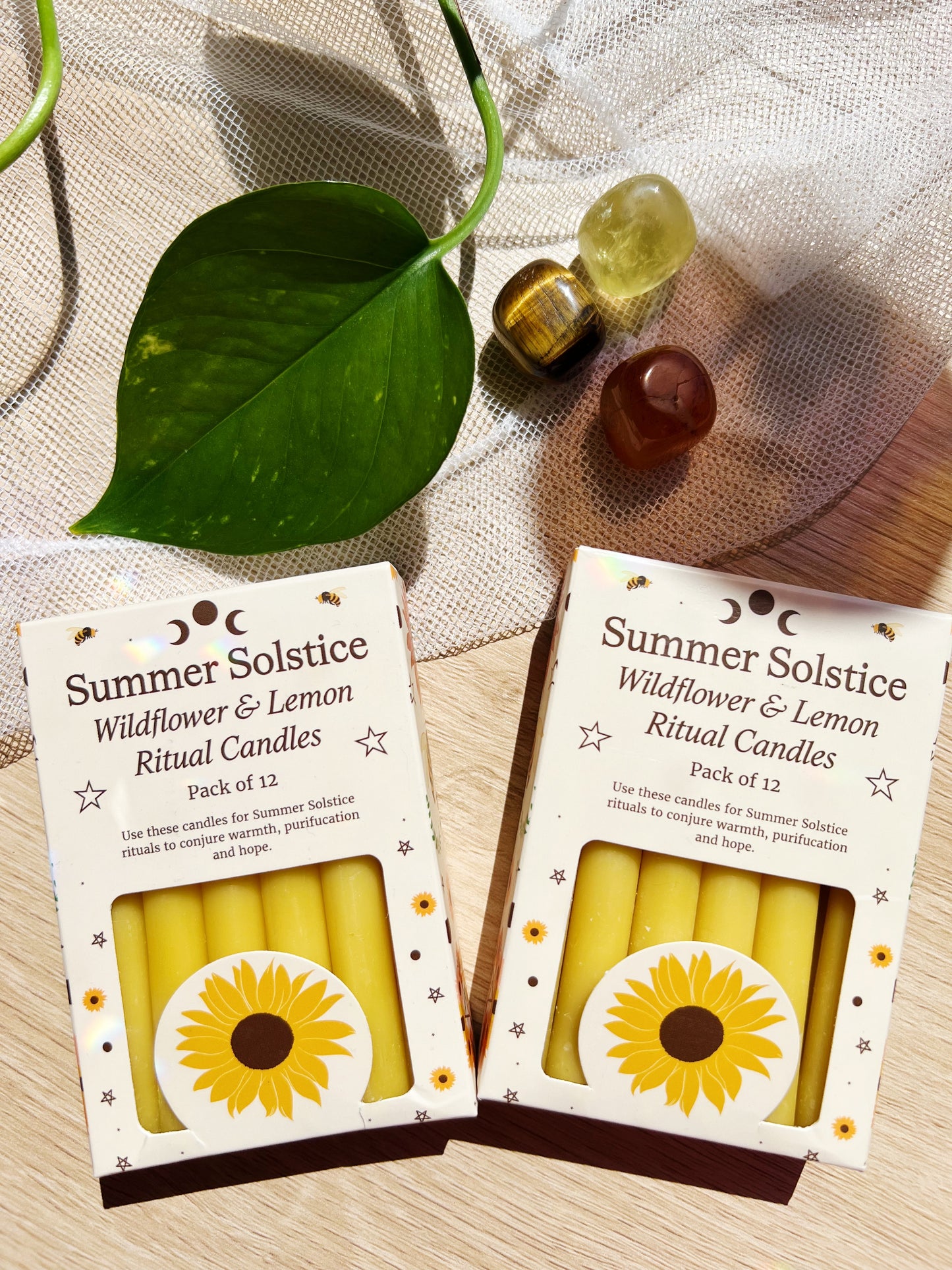 Wildflower & Lemon Summer Solstice Ritualelys