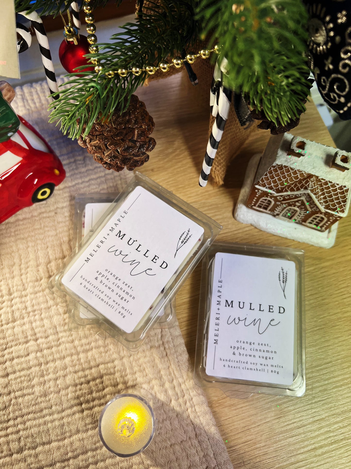 Mulled Wine Christmas Heart Wax Melts