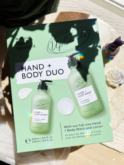 Hand & Body Duo Gift Set med Lemongrass & Bergamot