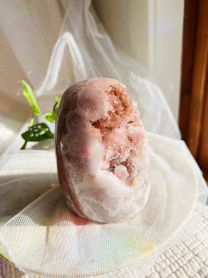 Rosa Ametyst Geode – 1336g