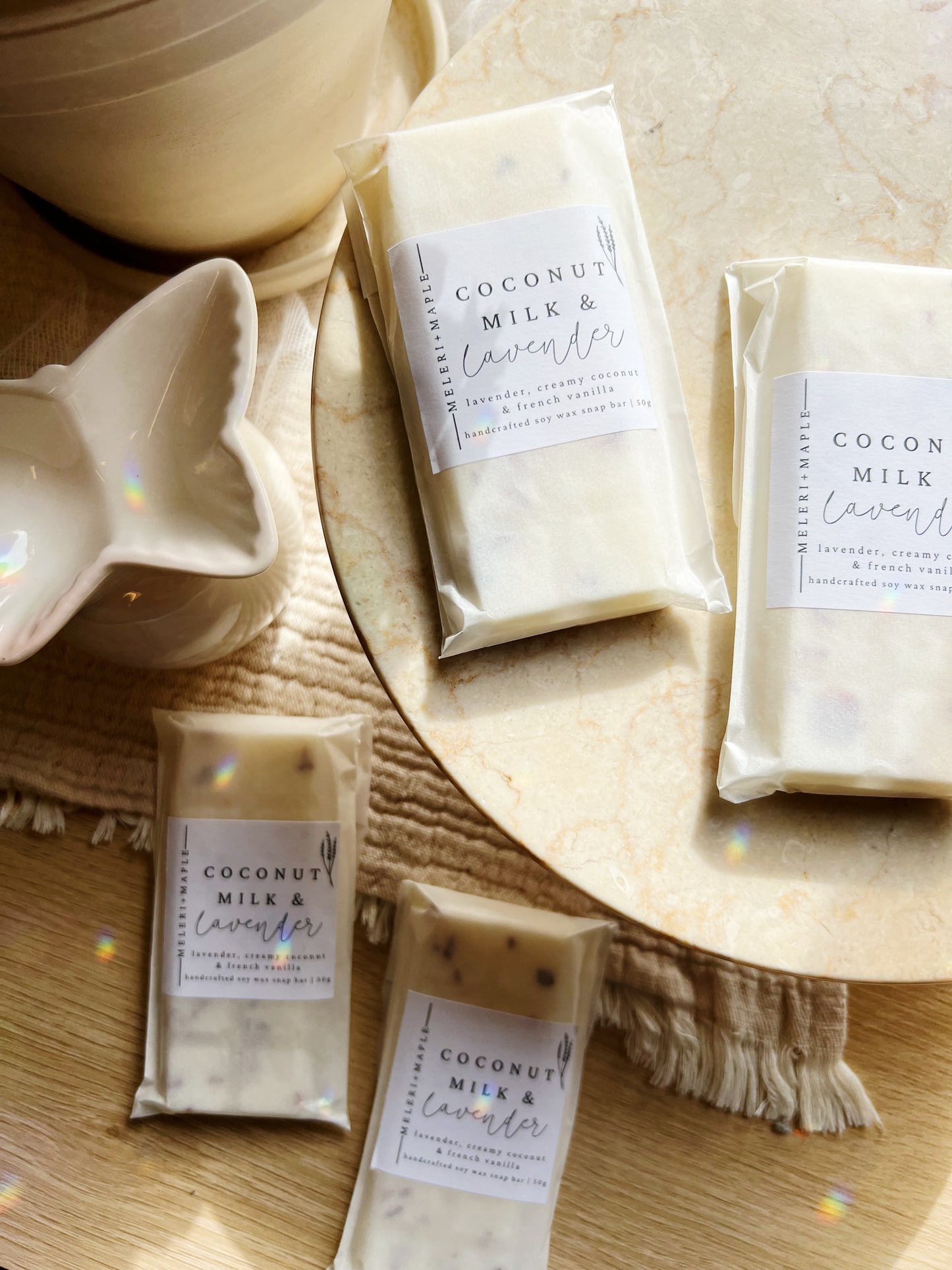 Coconut Milk & Lavender Snap Bar Wax Melt