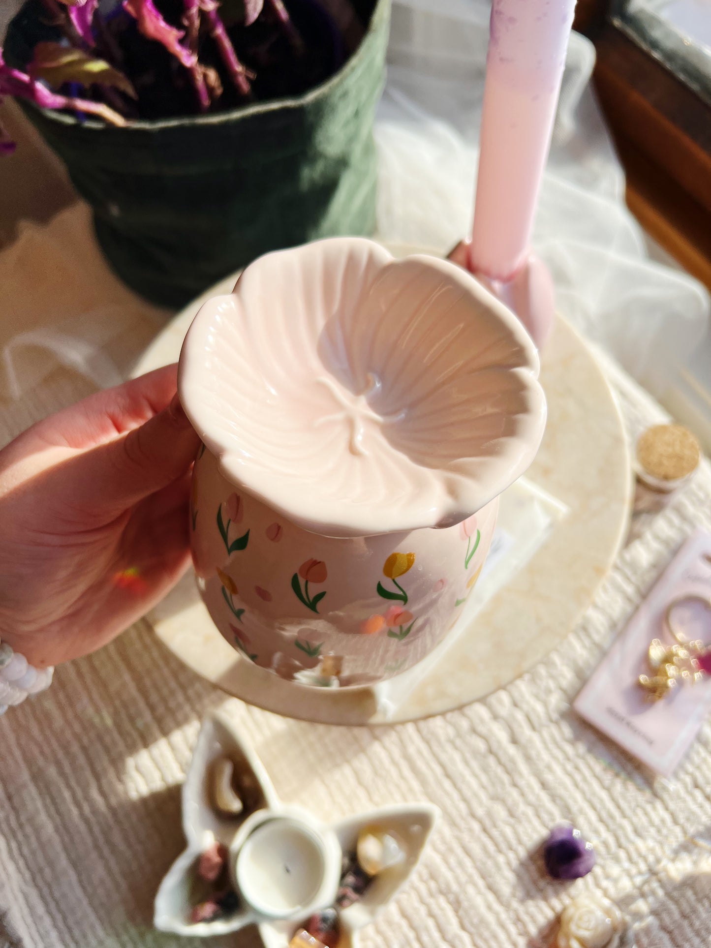 Vår Tulipan Olje og Wax Warmer Brenner