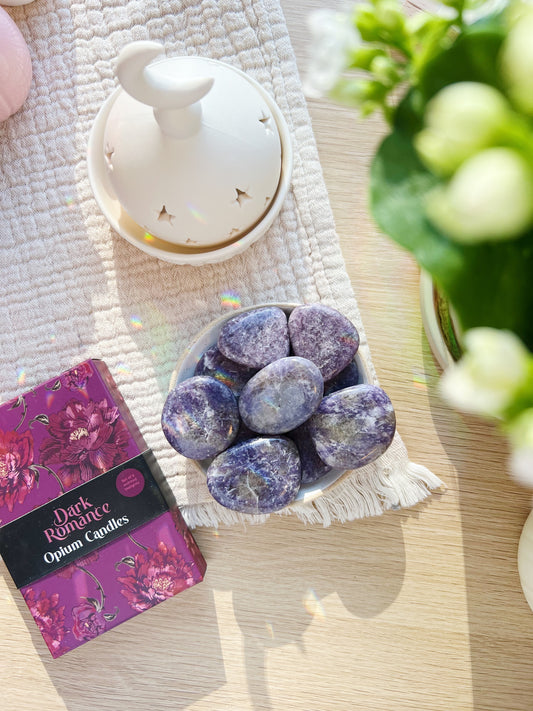 Lepidolitt Flat Krystall