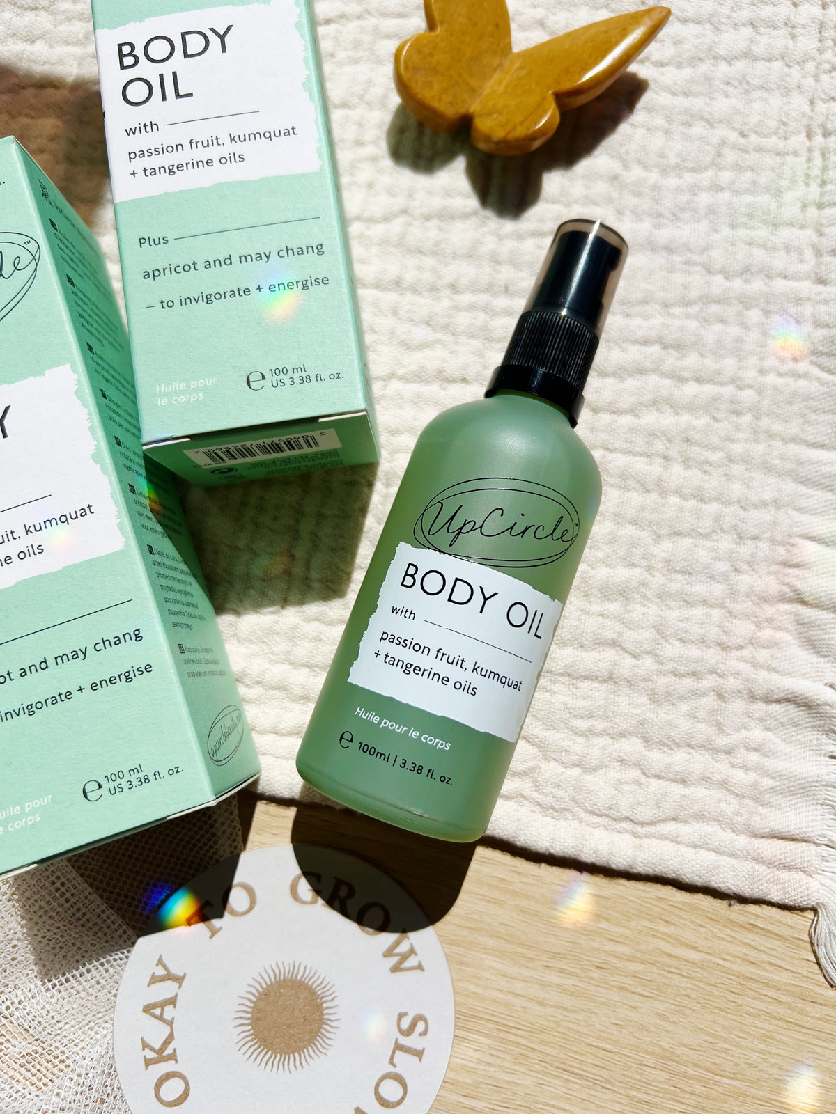 Body Oil med Passionfruit & Tangerine