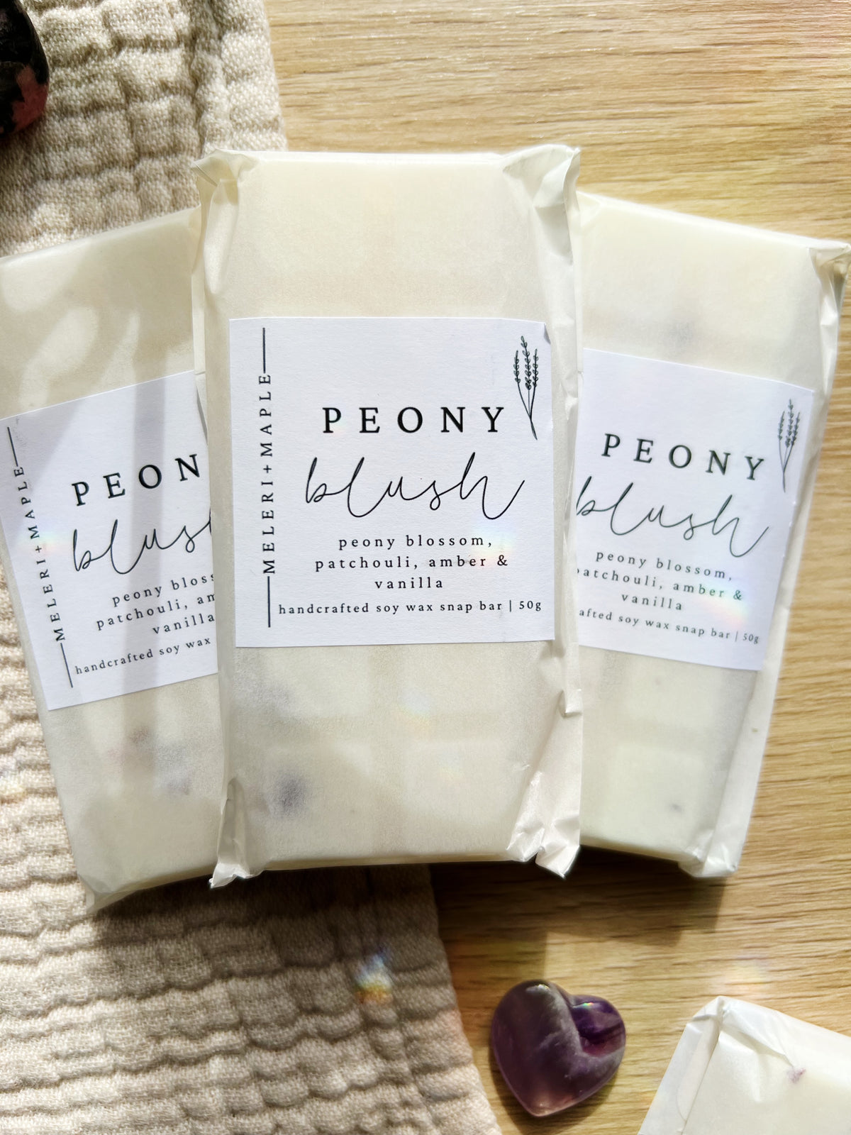 Peony Blush Snap Bar Wax Melt