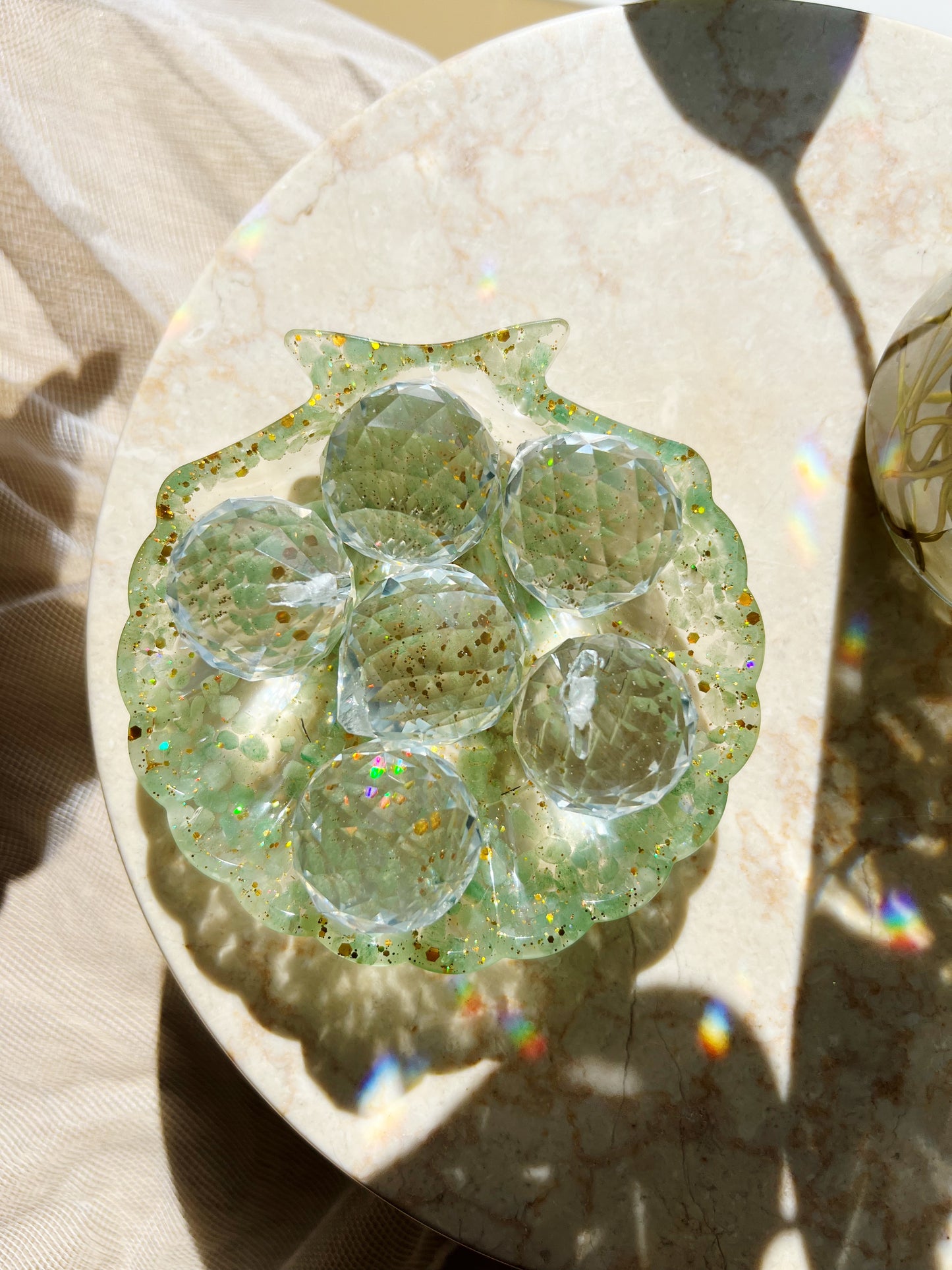 Feng Shui ball (3 cm) Suncatcher