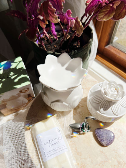 Lotus Blomst Wax Melt brenner