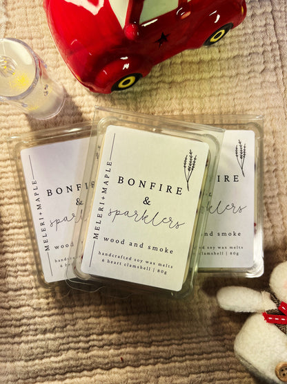 Bonfire & Sparklers Heart Wax Melts