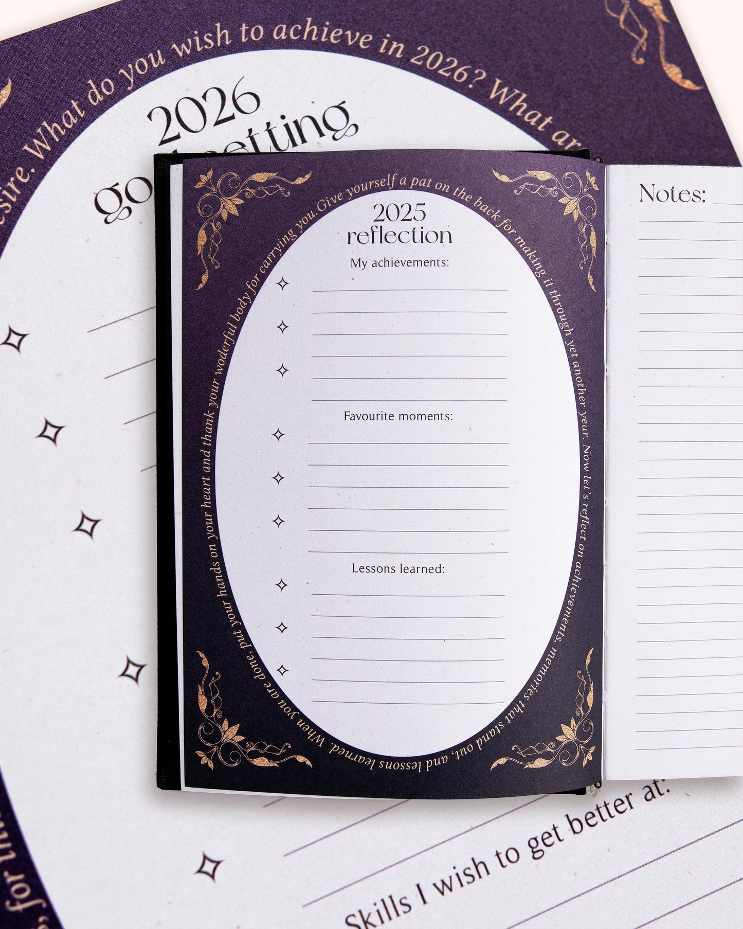 Black 2026 Daily Planner