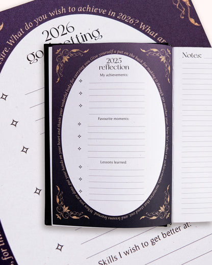 Black 2026 Daily Planner