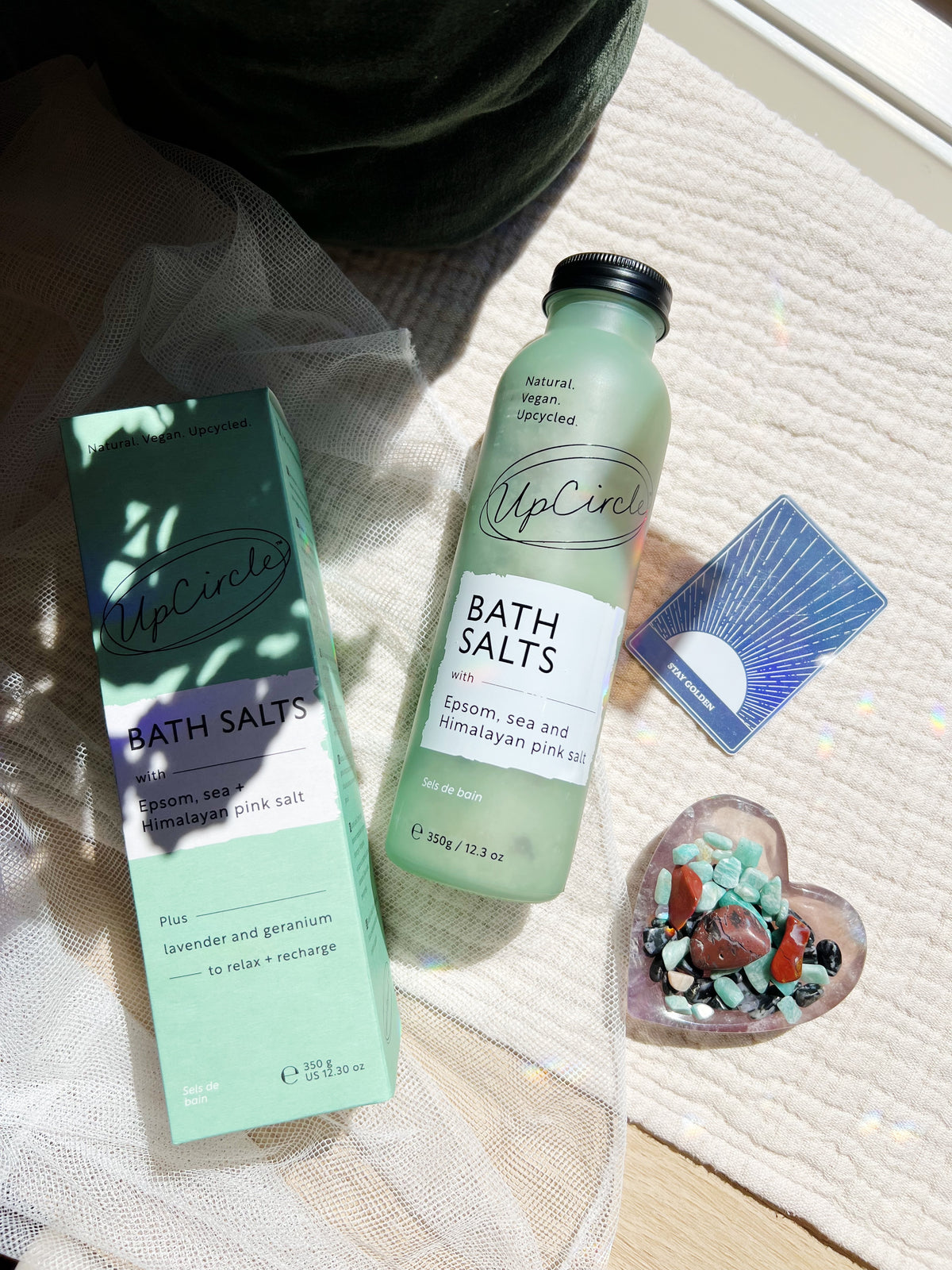 Bath Salts med Epsom, Sea Salt & Himalayan Salt