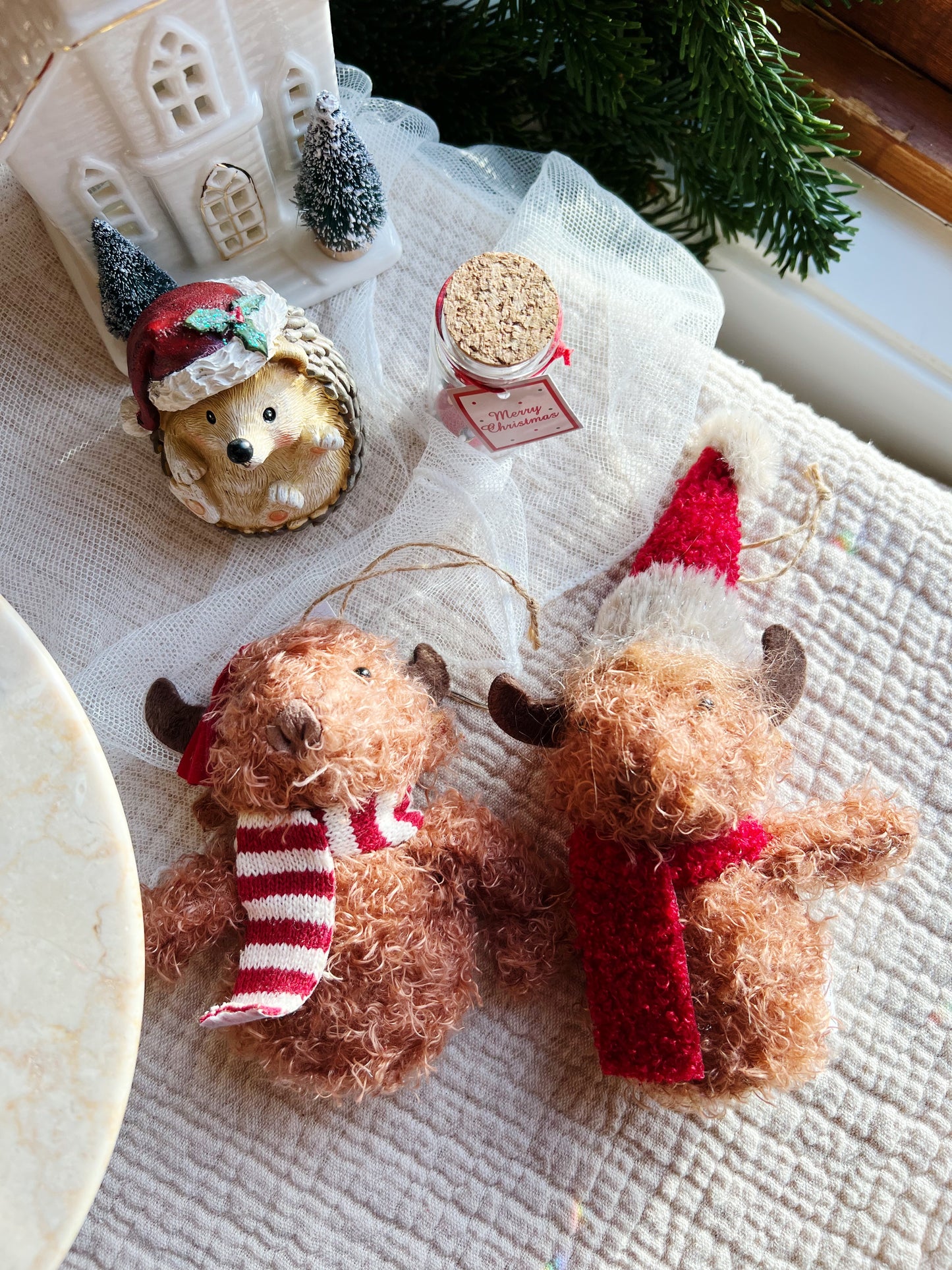 Highland kuer Ornamenter