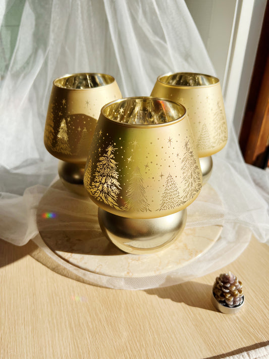 Julelampe i Gull – Bright Xmas (15 cm)