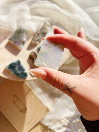 Lilla Mos Agat Slabs – 10-20g