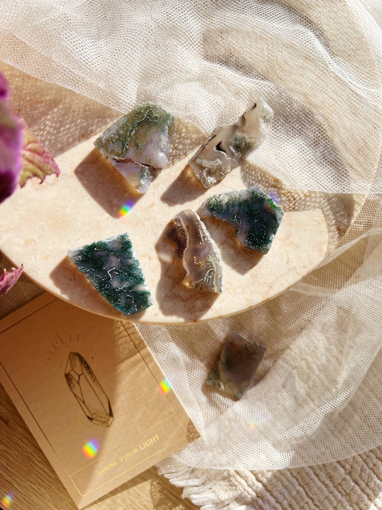 Lilla Mos Agat Slabs – 10-20g