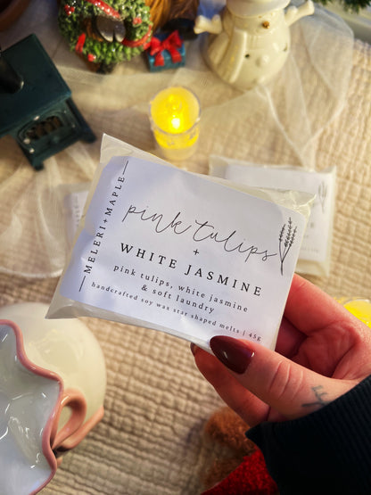 Pink Tulips & White Jasmine Star Wax Melt