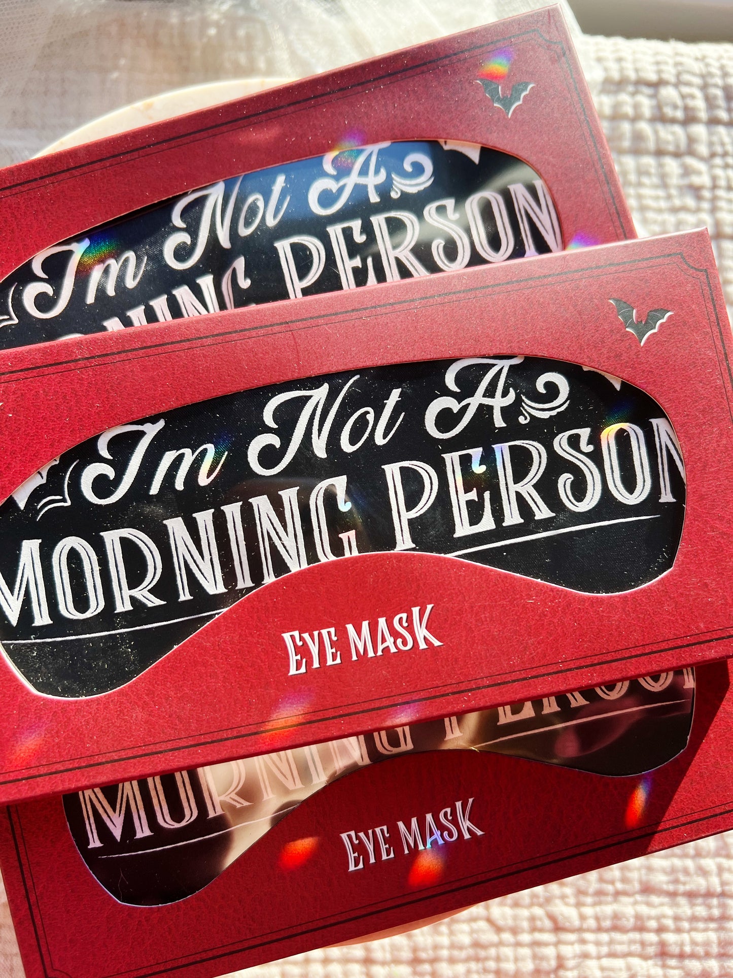 I'm Not a Morning Person Sovemaske