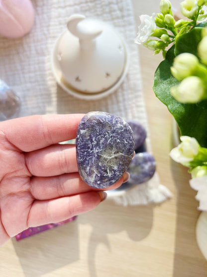 Lepidolitt Flat Krystall