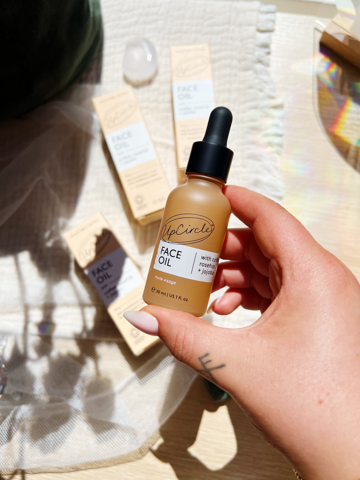 Face Oil med coffee, rosehip + jojoba