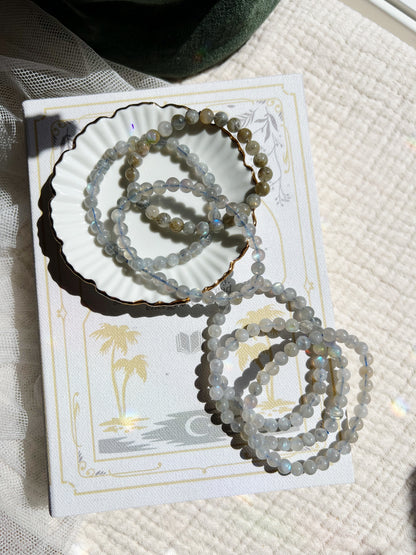 Labradoritt Armbånd 6mm