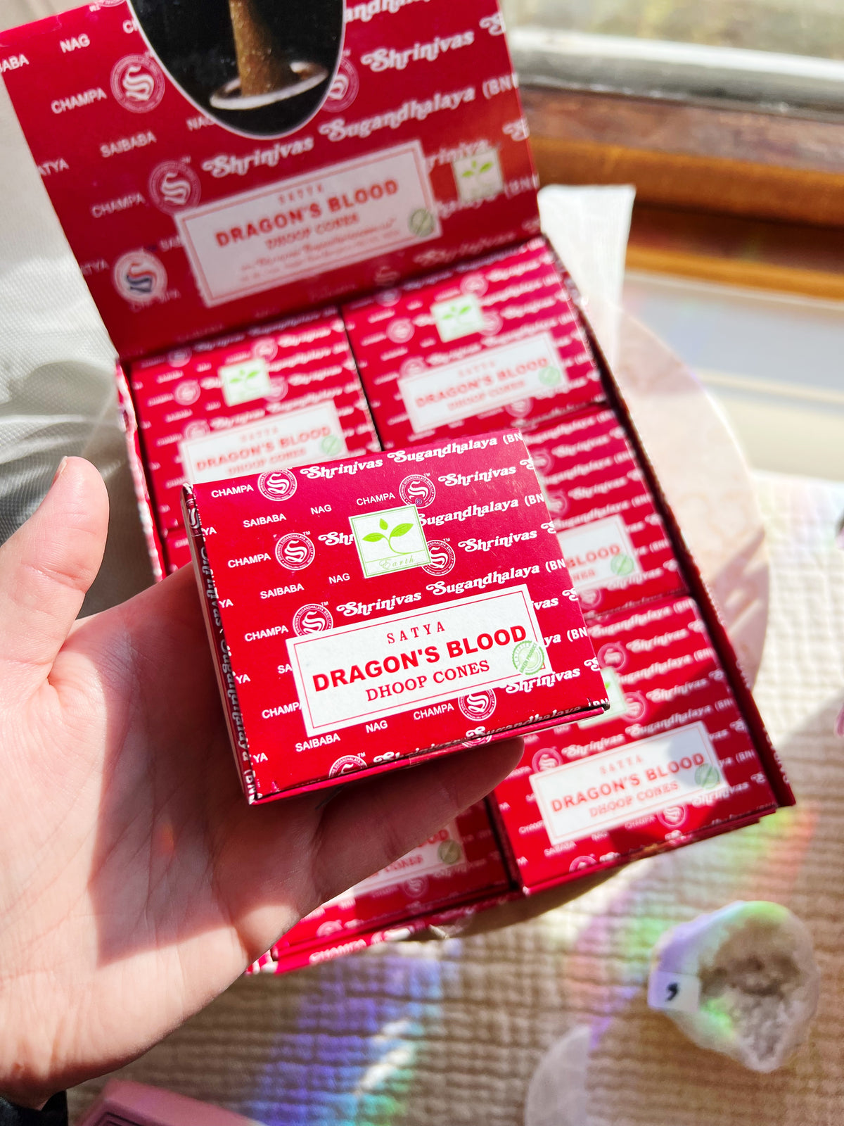 Dragon’s Blood Røkelseskjegler Satya