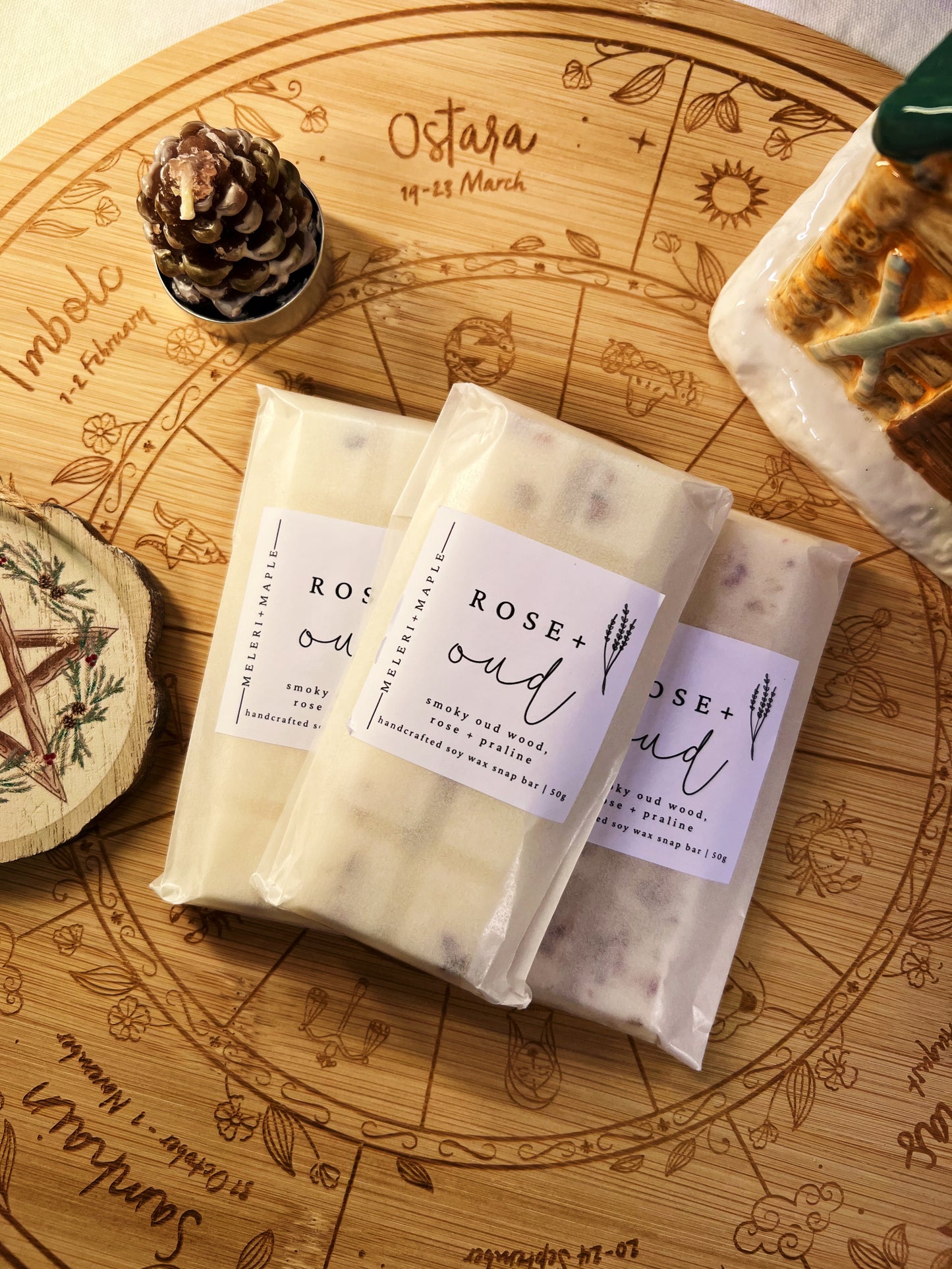 Rose & Oud Snap Bar Wax Melt