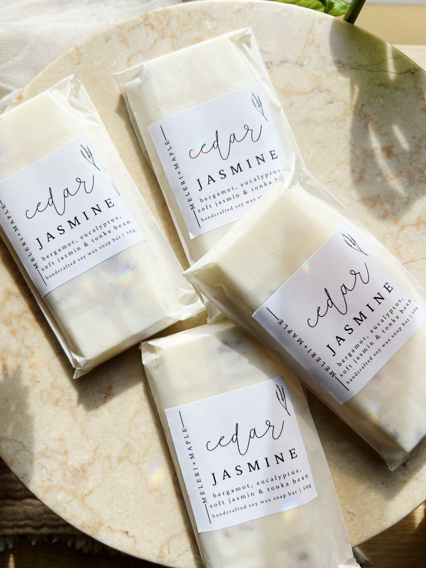Cedar & Jasmine Snap Bar Wax Melt