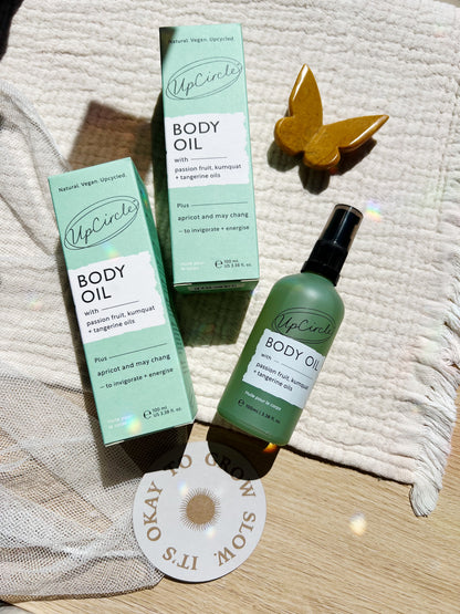 Body Oil med Passionfruit & Tangerine