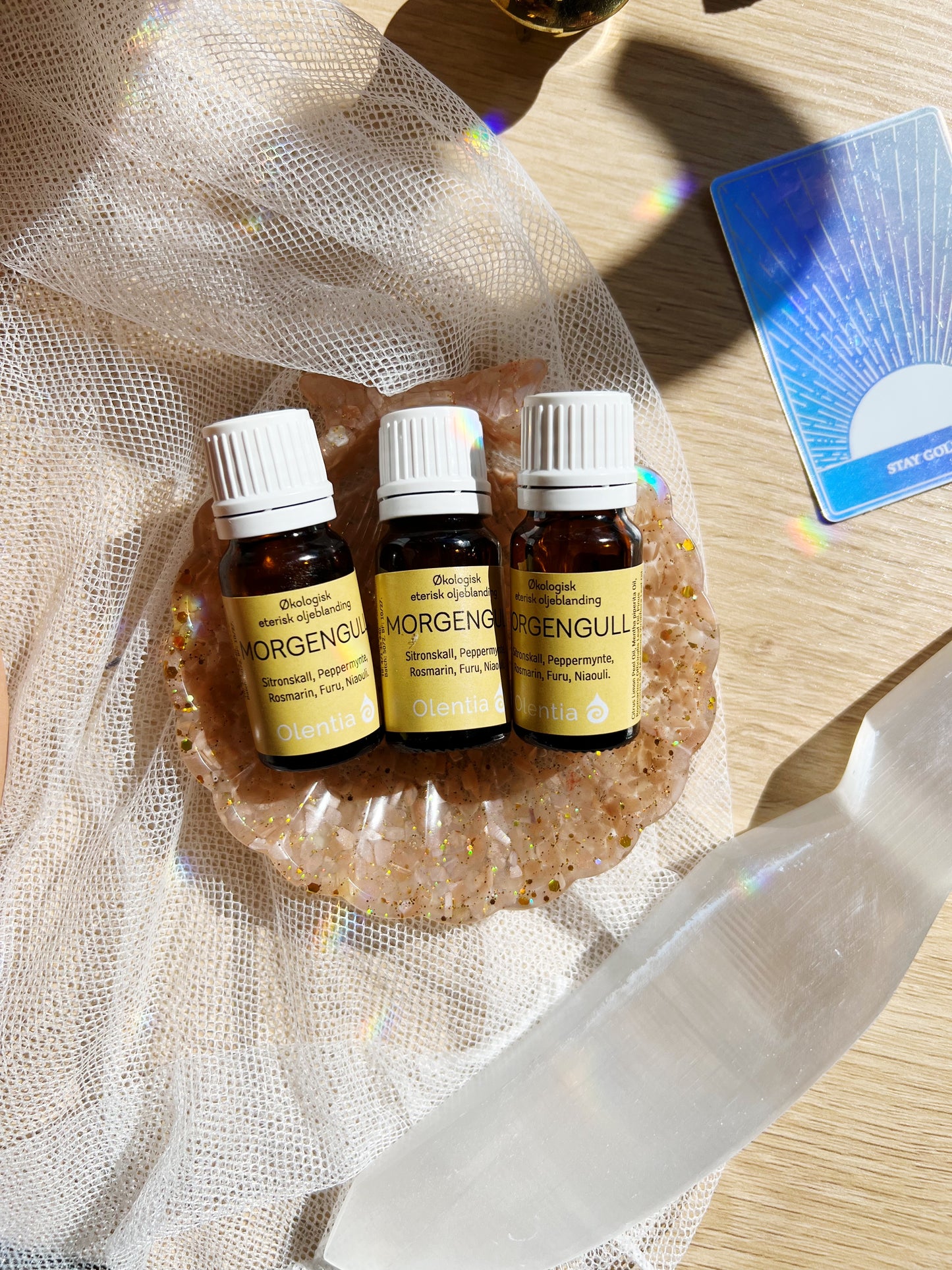 Morgengull - Ren eterisk oljeblanding økologisk. 10ml