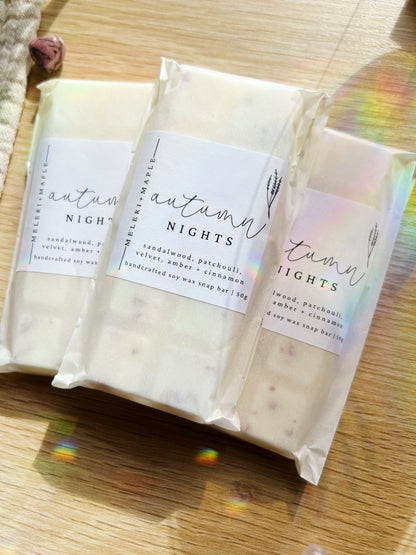 Autumn Nights Snap Bar Wax Melt