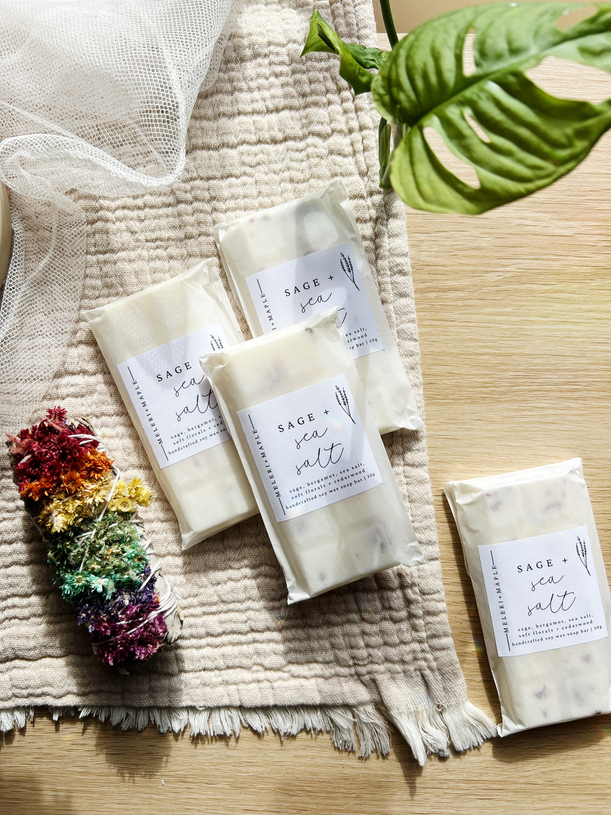 Sage + Sea Salt Snap Bar Wax Melt