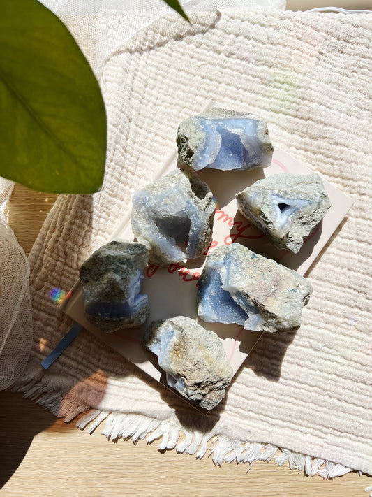 Blue Lace Agat Geode 180g