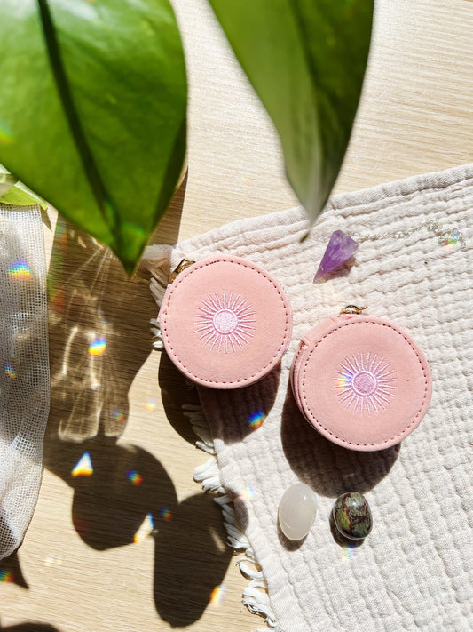 Mini Travel Jewellery Case Rose