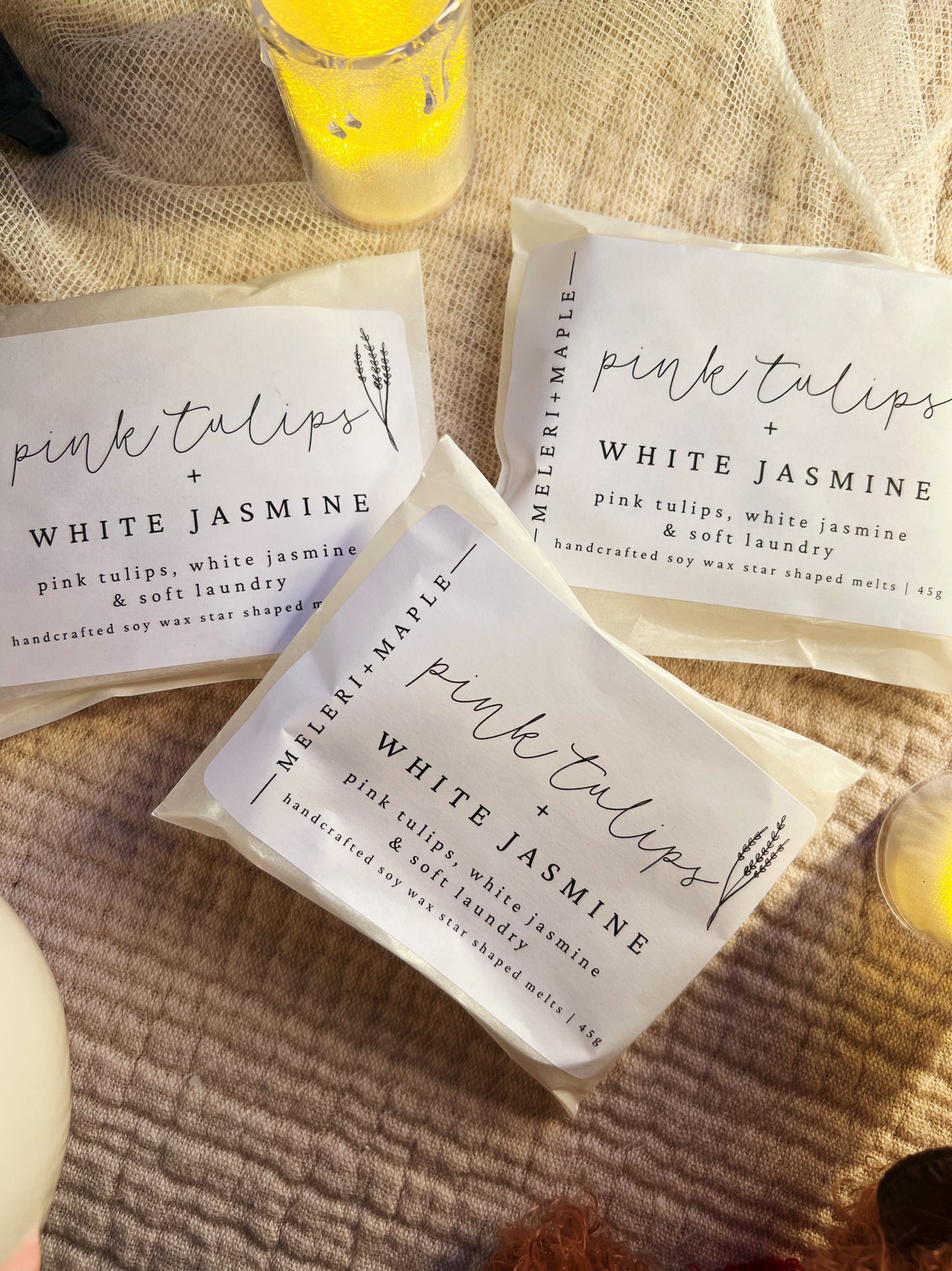 Pink Tulips & White Jasmine Star Wax Melt