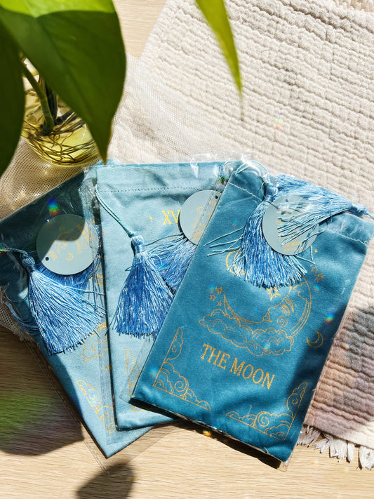 The Moon Vintage Tarot Kort Fløyelspose