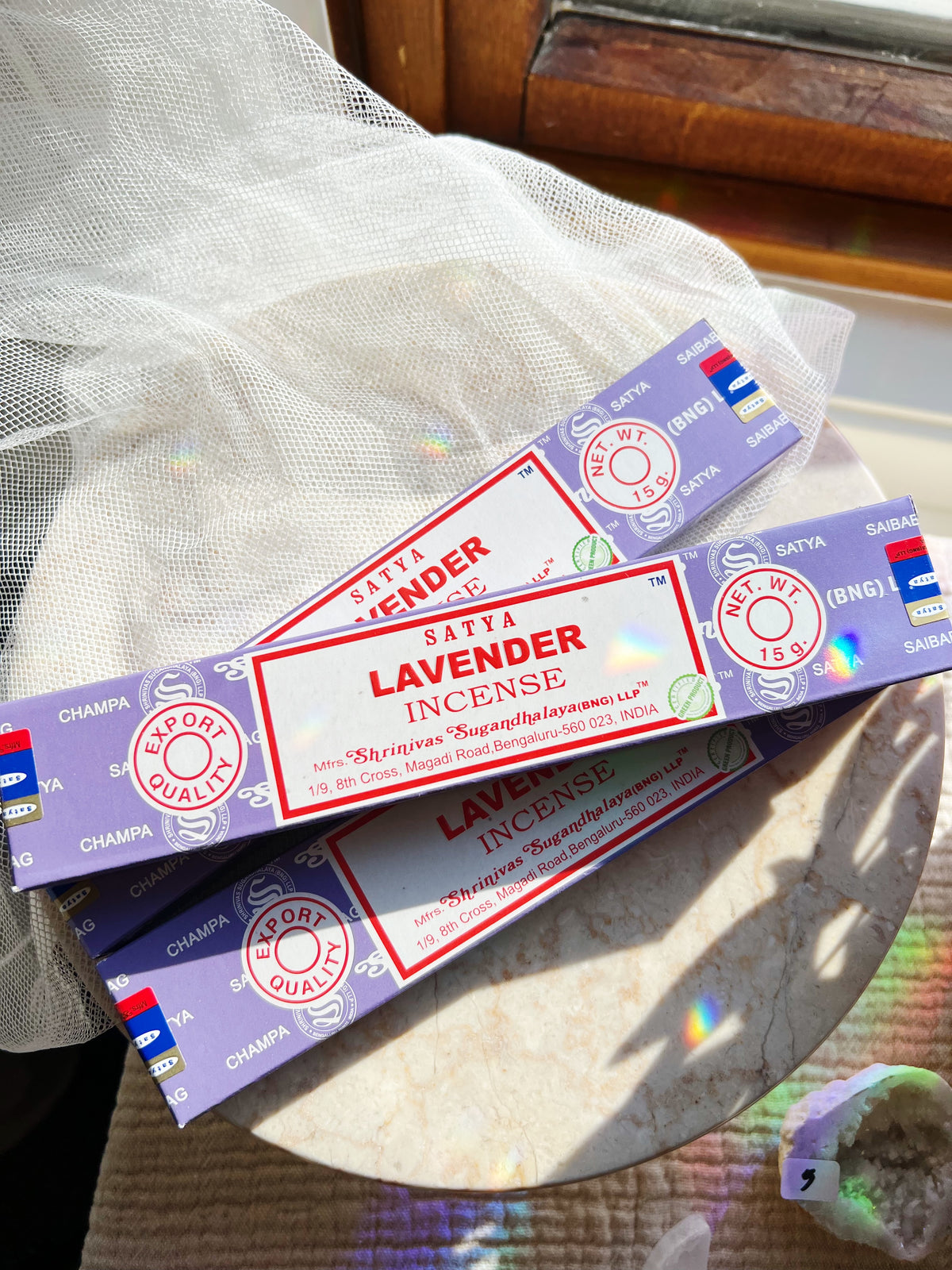 Lavender Røkelsespinner Satya