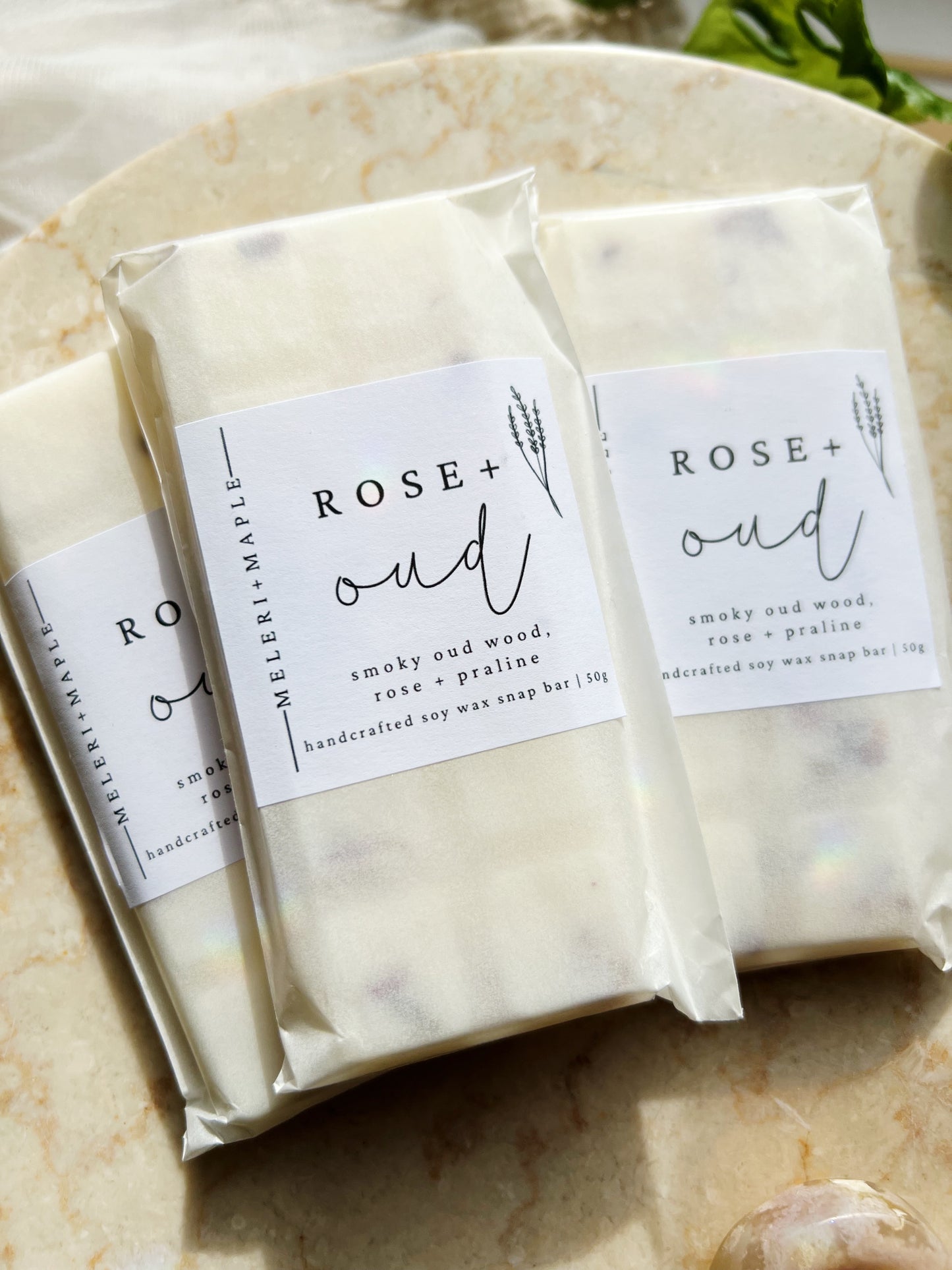 Rose & Oud Snap Bar Wax Melt