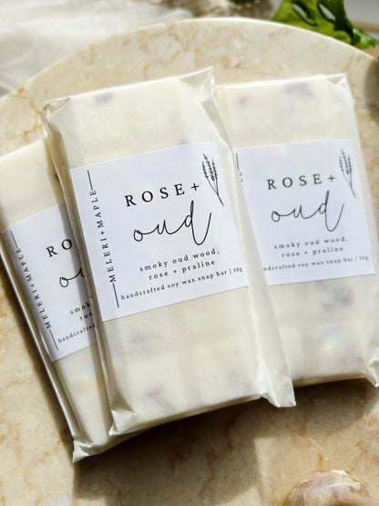 Rose & Oud Snap Bar Wax Melt