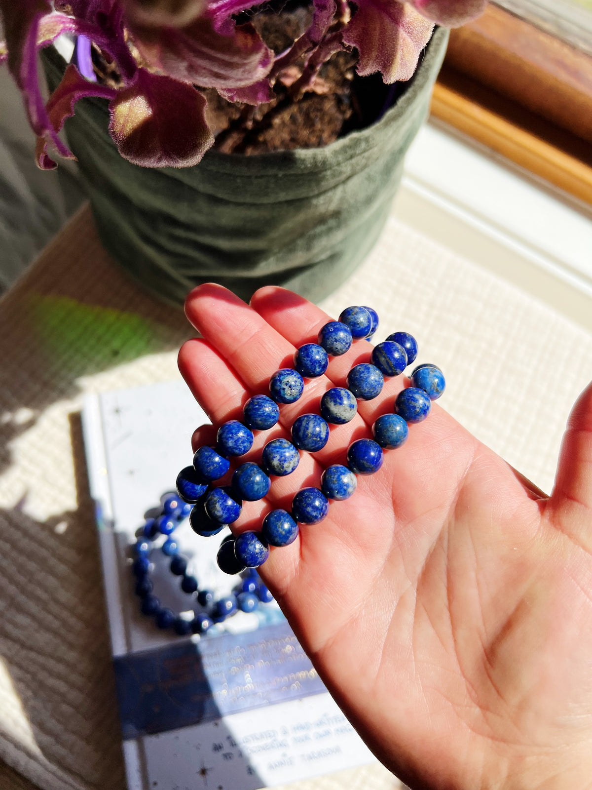 Lapis Lazuli Armbånd 10mm