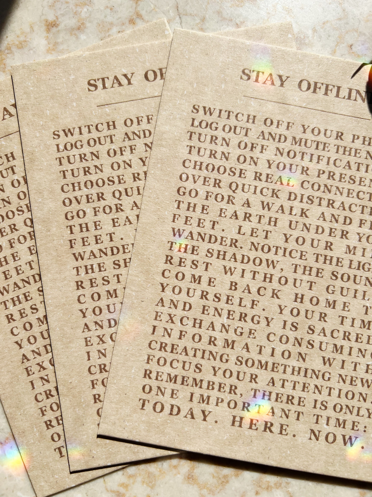 Stay Offline Postkort
