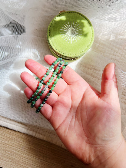 Ruby Zoisite Armbånd 4mm